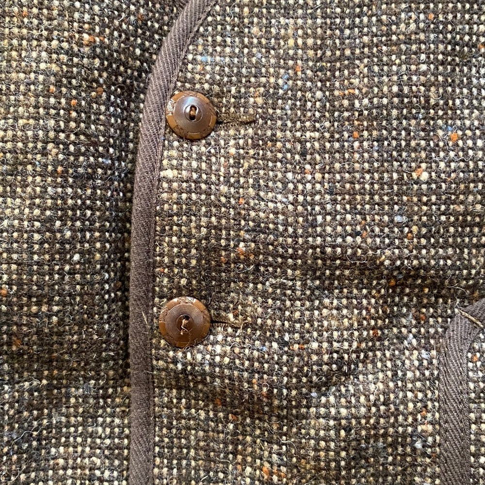 Ralph Lauren Double RL Brown wool tweed Men’s Vest . - Picture 4 of 5